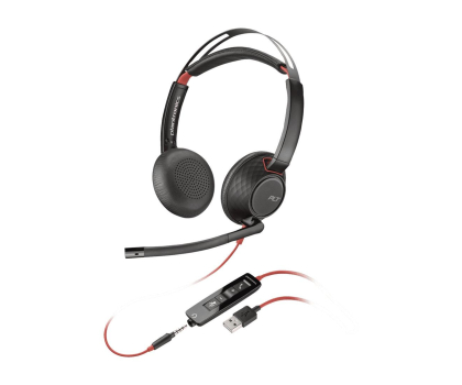 Słuchawki biurowe, callcenter Poly Blackwire C5220 USB-A